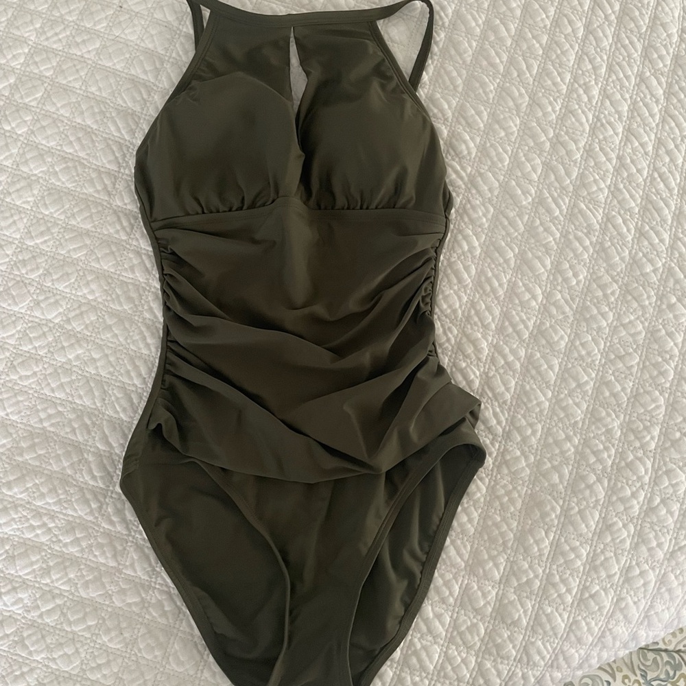 New olive one-piece